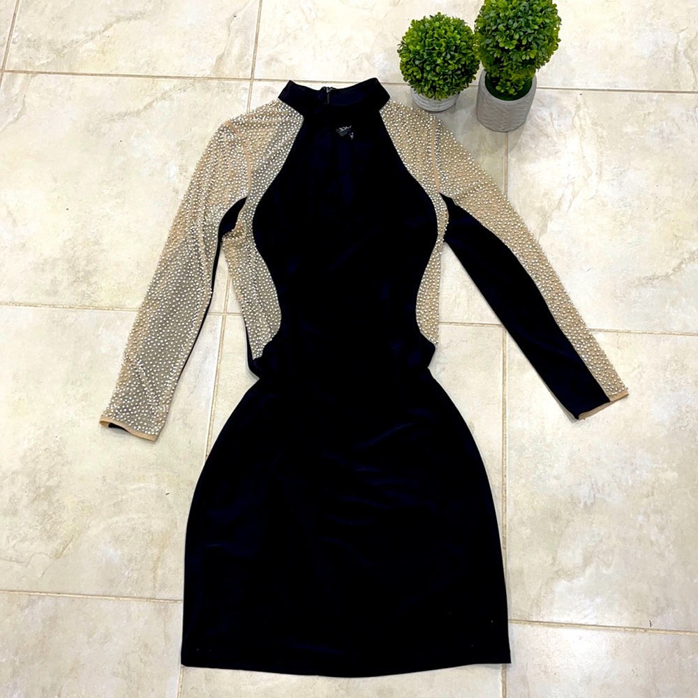 Black Beaded Dress